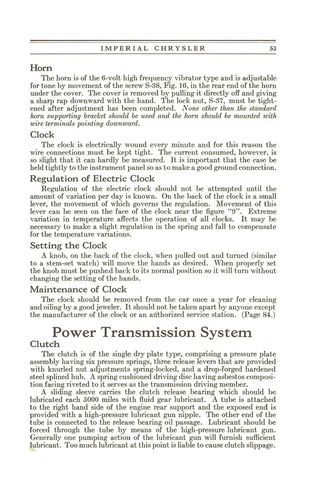 1929 Chrysler Imperial Instruction Book Page 7